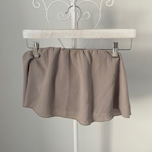 Wilfred- Grey strapless shirt
